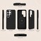 CROWNYX Premium Leather Case for Samsung Galaxy s25 Ultra Magnetic Shockproof Cover, Anti-Scratch, Slim Protective Back with Raised Camera Protection (Black)