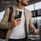 CROWNYX Premium Leather Case for Samsung Galaxy s25 Ultra Magnetic Shockproof Cover, Anti-Scratch, Slim Protective Back with Raised Camera Protection (Black)