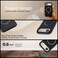 CROWNYX Magnetic Stand Case for iPhone 17 Air, Shockproof Slim Hybrid TPU Cover with Grip &amp; Ring, Matte   Aegis GripStand Pro Case