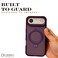 CROWNYX Magnetic Stand Case for iPhone 17 Air, Shockproof Slim Hybrid TPU Cover with Grip &amp; Ring, Matte   Aegis GripStand Pro Case
