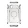 CROWNYX Clear Magnetic Case for iPhone 17 Air Bumper Cover Compatible with Wireless Charging, Military-Grad Drop &amp; Camera Protection   Anti Scratch and Crystal Clear