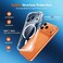 CROWNYX Clear Magnetic Case for iPhone 17 Pro Bumper Cover Compatible with Wireless Charging, Military-Grad Drop &amp; Camera Protection   Anti Scratch and Crystal Clear