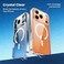 CROWNYX Clear Magnetic Case for iPhone 17 Pro Bumper Cover Compatible with Wireless Charging, Military-Grad Drop &amp; Camera Protection   Anti Scratch and Crystal Clear