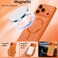 CROWNYX Luxury Glitter Case Compatible with iPhone 17 Pro, Magnetic Sparkle Rhinestone Diamond Protective Phone Cover with Camera Protection, Slim Shockproof Bling Case for Women and Girls