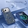 CROWNYX Luxury Glitter Case Compatible with iPhone 17 Pro, Magnetic Sparkle Rhinestone Diamond Protective Phone Cover with Camera Protection, Slim Shockproof Bling Case for Women and Girls