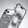 CROWNYX Luxury Glitter Case Compatible with iPhone 17 Pro, Magnetic Sparkle Rhinestone Diamond Protective Phone Cover with Camera Protection, Slim Shockproof Bling Case for Women and Girls