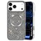 CROWNYX Luxury Glitter Case Compatible with iPhone 17 Pro, Magnetic Sparkle Rhinestone Diamond Protective Phone Cover with Camera Protection, Slim Shockproof Bling Case for Women and Girls