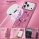 CROWNYX Luxury Glitter Case Compatible with iPhone 17 Pro Max, Magnetic Sparkle Rhinestone Diamond Protective Phone Cover with Camera Protection, Slim Shockproof Bling Case for Women and Girls