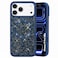 CROWNYX Luxury Glitter Case Compatible with iPhone 17 Pro Max, Magnetic Sparkle Rhinestone Diamond Protective Phone Cover with Camera Protection, Slim Shockproof Bling Case for Women and Girls