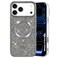 CROWNYX Luxury Glitter Case Compatible with iPhone 17 Pro Max, Magnetic Sparkle Rhinestone Diamond Protective Phone Cover with Camera Protection, Slim Shockproof Bling Case for Women and Girls