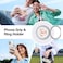 CROWNYX Clear Case for iPhone 17 Pro Max Cover with 360&deg; Spin Ring Stand, Compatible with Wireless Charging, Military-Grade Protection, Anti-Yellowing Transparent, Scratch-Resistant, Ultra Slim Case