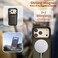 CROWNYX Magnetic Stand Case for iPhone 17 Pro, Shockproof Slim Hybrid TPU Cover with Grip &amp; Ring, Matte   Aegis GripStand Pro Case