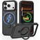 CROWNYX Magnetic Stand Case for iPhone 17 Pro, Shockproof Slim Hybrid TPU Cover with Grip &amp; Ring, Matte   Aegis GripStand Pro Case