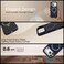 CROWNYX Magnetic Compatible Stand Case for iphone 17 Pro Max, Shockproof Slim Hybrid TPU Cover with Grip Ring, Matte   Aegis GripStand Pro Case
