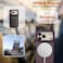 CROWNYX Magnetic Compatible Stand Case for iphone 17 Pro Max, Shockproof Slim Hybrid TPU Cover with Grip Ring, Matte   Aegis GripStand Pro Case