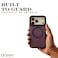CROWNYX Magnetic Compatible Stand Case for iphone 17 Pro Max, Shockproof Slim Hybrid TPU Cover with Grip Ring, Matte   Aegis GripStand Pro Case