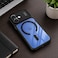 CROWNYX Magnetic Clear Convertible Case for iPhone 16 Plus  Matte TPU Bumper with Frosted Transparent PC Back   Camera Lens Protection   Shockproof Slim Cover   Wireless Charging Compatible (Black)