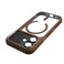 CROWNYX Magnetic Clear Convertible Case for iPhone 16 Plus   Matte TPU Bumper with Frosted Transparent PC Back   Camera Lens Protection   Shockproof Slim Cover   Wireless Charging Compatible (Gold)