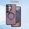 CROWNYX Magnetic Stand Case for Samsung Galaxy S25 Ultra, Shockproof Slim Hybrid TPU Cover with Grip Ring   Aegis GripStand Pro Case