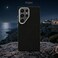 CROWNYX Magnetic Case for Samsung Galaxy S24 Ultra, Compatible With Wireless Charging, Ultra Slim Drop Resistant Cover, Anti-Slip, Carbon Fiber, Black