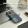 CROWNYX Magnetic Case for Samsung Galaxy S24 Ultra, Compatible With Wireless Charging, Ultra Slim Drop Resistant Cover, Anti-Slip, Carbon Fiber, Blue