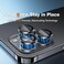 CROWNYX Camera 3D Individual Lens Protector for iPhone 17 Pro, 9H Tempered Glass, Anti Scratch, Anti-Oil, Anti-Shock, Dirt-Resistance bubble free, HD Night Shots Clear Image, Pack-1
