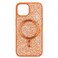 CROWNYX Luxury Glitter Case Compatible with iPhone 13/14, Magnetic Sparkle Rhinestone Diamond Protective Phone Cover with Camera Protection, Slim Shockproof Bling Case for Women and Girls