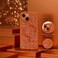 CROWNYX Luxury Glitter Case Compatible with iPhone 13/14, Magnetic Sparkle Rhinestone Diamond Protective Phone Cover with Camera Protection, Slim Shockproof Bling Case for Women and Girls