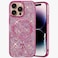 CROWNYX Luxury Glitter Case Compatible with iPhone 14 Pro Max, Magnetic Sparkle Rhinestone Diamond Protective Phone Cover with Camera Protection, Slim Shockproof Bling Case for Women and Girls