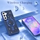 CROWNYX Luxury Glitter Case Compatible with Samsung Galaxy S26, Magnetic Sparkle Rhinestone Diamond Protective Phone Cover with Camera Protection, Slim Shockproof Bling Case for Women and Girls