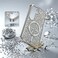 CROWNYX Luxury Glitter Case Compatible with Samsung Galaxy S26 Plus, Magnetic Sparkle Rhinestone Diamond Protective Phone Cover with Camera Protection, Slim Shockproof Bling Case for Women and Girls