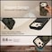 CROWNYX Magnetic Stand Case for iPhone 17 Pro Max, Shockproof Slim Hybrid TPU Cover with Grip &amp; Ring, Matte   Aegis GripStand Pro - Black
