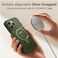 CROWNYX Magnetic Stand Case for iPhone 15 Pro, Shockproof Slim Hybrid TPU Cover with Grip &amp; Ring, Matte   Aegis GripStand Pro Case