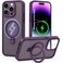 CROWNYX Magnetic Stand Case for iPhone 14 Pro Max, Shockproof Slim Hybrid TPU Cover with Grip &amp; Ring   Aegis GripStand Pro Case