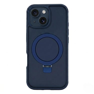 CROWNYX Magnetic Stand Case for iPhone 14 Plus / 15 Plus, Shockproof Slim Hybrid TPU Cover with Grip &amp; Ring, Matte   Aegis GripStand Pro Case