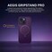 CROWNYX Magnetic Stand Case for iPhone 14 Plus / 15 Plus, Shockproof Slim Hybrid TPU Cover with Grip &amp; Ring, Matte   Aegis GripStand Pro Case
