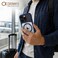 CROWNYX Magnetic Clear Convertible Case for iPhone 15 Pro   Matte TPU Bumper with Frosted Transparent PC Back   Camera Lens Protection   Shockproof Slim Cover  Wireless Charging Compatible (Dark Blue)