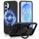 CROWNYX Magnetic Stand Case for Samsung Galaxy S26 Plus, Shockproof Slim Hybrid TPU Cover with Grip Ring, 6.7 Inch   Aegis GripStand Pro Case
