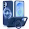 CROWNYX Magnetic Stand Case for Samsung Galaxy S26 Plus, Shockproof Slim Hybrid TPU Cover with Grip Ring, 6.7 Inch   Aegis GripStand Pro Case
