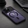 CROWNYX Magnetic Clear Convertible Case for iPhone 14 Pro Max   Matte TPU Bumper with Frosted Transparent PC Back  Camera Lens Protection   Shockproof Slim Cover   Wireless Charging Compatible (Black)