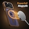 CROWNYX Magnetic Clear Convertible Case for iPhone 14 Pro Max   Matte TPU Bumper with Frosted Transparent PC Back   Camera Lens Protection   Shockproof Slim Cover   Wireless Charging Compatible (Gold)
