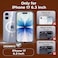 CROWNYX CROWNYX Hybrid PureClear cover for iPhone 16 Compatible with Magsafe, Magnetic Case, Military-Grad Drop Protuction Wear Resistant Anti Scratch Fingerprint Clear
