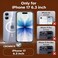 CROWNYX Hybrid PureClear cover for iPhone 16 Plus Compatible with Magsafe, Magnetic Case, Military-Grad Drop Protuction Wear Resistant Anti Scratch Fingerprint Clear
