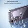 CROWNYX CROWNYX Hybrid PureClear cover for iPhone 16 Pro Compatible with Magsafe, Magnetic Case, Military-Grad Drop Protuction Wear Resistant Anti Scratch Fingerprint Clear