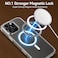 CROWNYX CROWNYX Hybrid PureClear cover for iPhone 15 Pro Max Compatible with Magsafe, Magnetic Case, Military-Grad Drop Protuction Wear Resistant Anti Scratch Fingerprint Clear