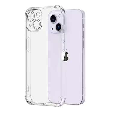CROWNYX Clear Magnetic Case for iPhone 15 Bumper Cover Compatible with Wireless Charging, Military-Grad Drop &amp; Camera Protection   Anti Scratch and Crystal Clear