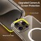CROWNYX Clear Magnetic Case for iPhone 14 Pro Bumper Cover Compatible with Wireless Charging, Military-Grad Drop &amp; Camera Protection   Anti Scratch and Crystal Clear