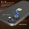 CROWNYX Camera 3D Individual Lens Protector for iPhone 16/16 Plus 9H Tempered Glass, Anti Scratch, Anti-Oil, Anti-Shock, Dirt-Resistance bubble free, HD Night Shots Clear Image, Pack-1