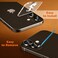 CROWNYX Camera 3D Individual Lens Protector for iPhone 15 Pro/ 15 Pro Max 9H Tempered Glass, Anti Scratch, Anti-Oil, Anti-Shock, Dirt-Resistance bubble free, HD Night Shots Clear Image, Pack-1