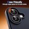 CROWNYX Camera 3D Individual Lens Protector for iPhone 15/15 Plus 9H Tempered Glass, Anti Scratch, Anti-Oil, Anti-Shock, Dirt-Resistance bubble free, HD Night Shots Clear Image, Pack-1